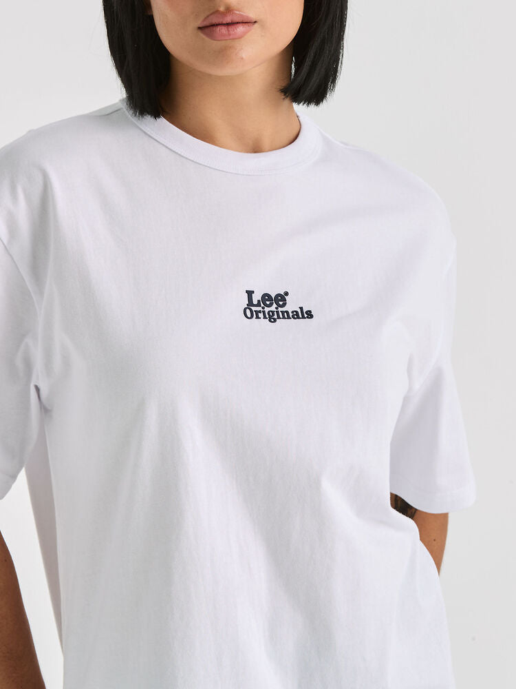 Lee Womens Originals Relaxed T-shirt - White