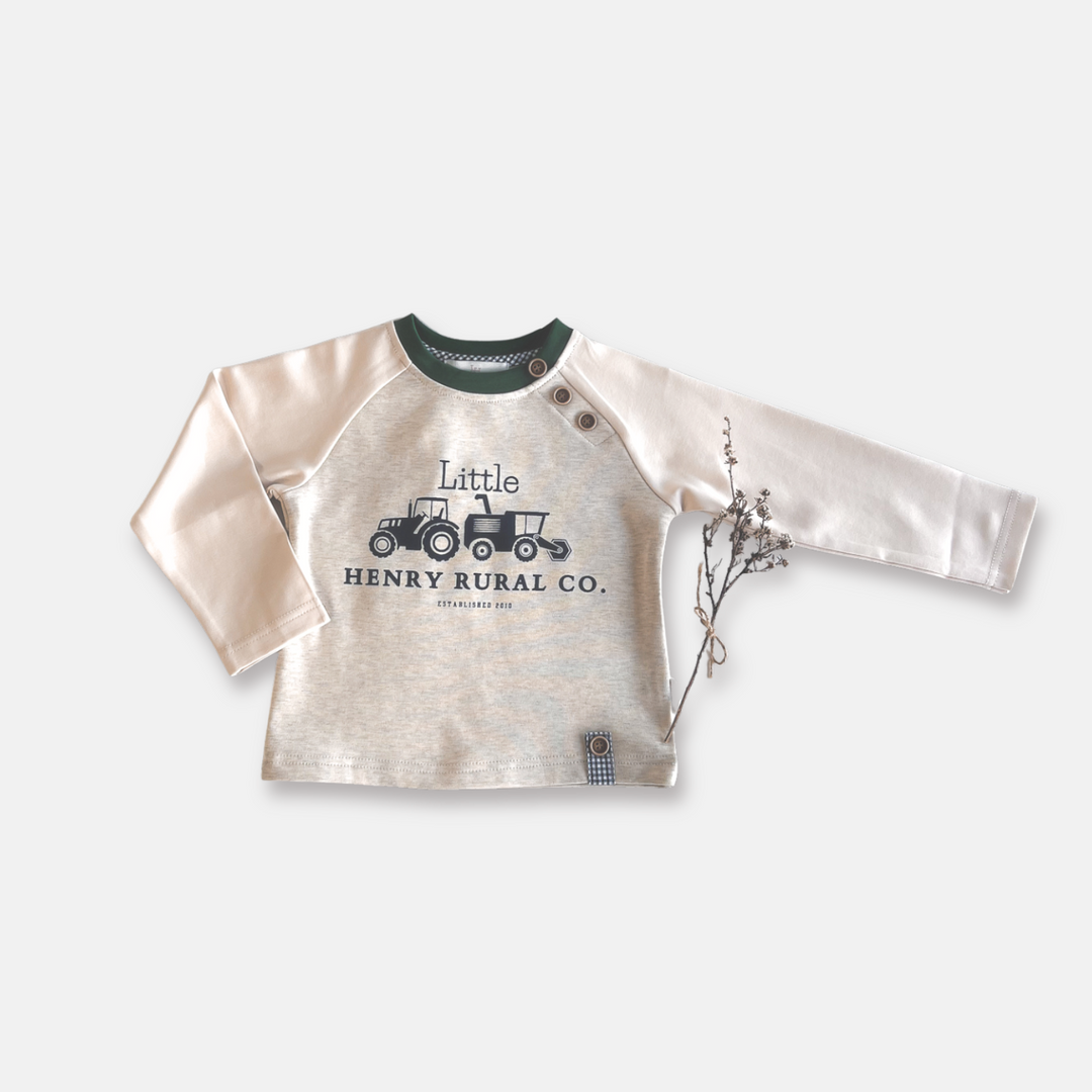 Love Henry Baby Boys Long Sleeve Graphic Tee - Little Rural Co