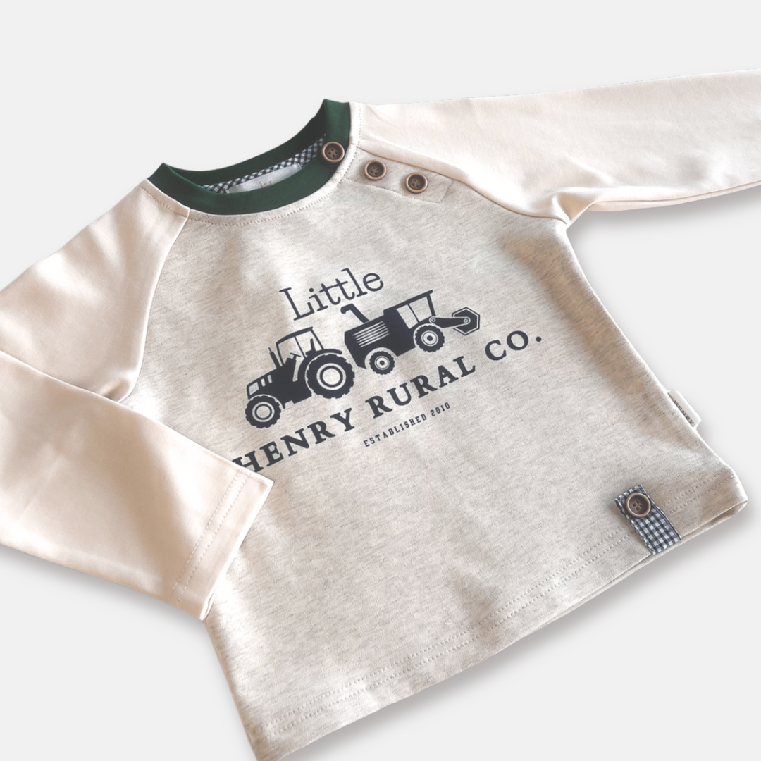 Love Henry Baby Boys Long Sleeve Graphic Tee - Little Rural Co