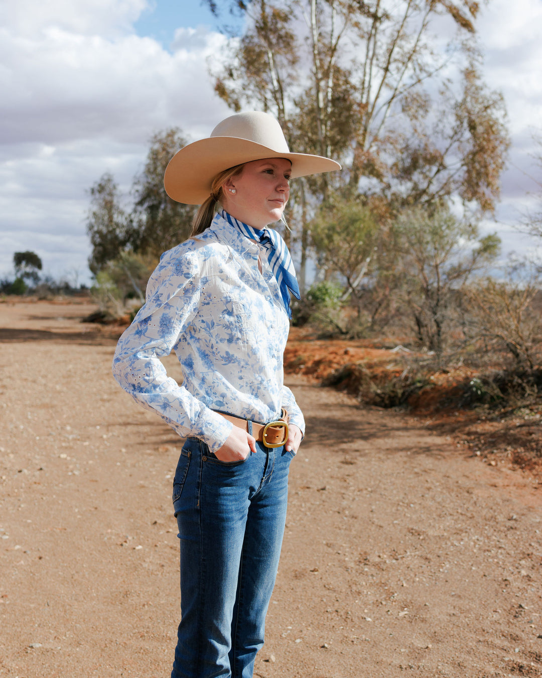 Black Colt Clothing Maggie - Blue Lace