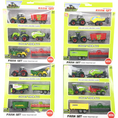 Tulmur Die-cast Farm Tractor Assorted pack