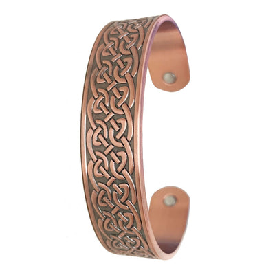 Tulmur Celtic Knot Copper Bangle