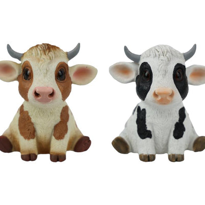 Malmar 11cm Sitting Cute Cow