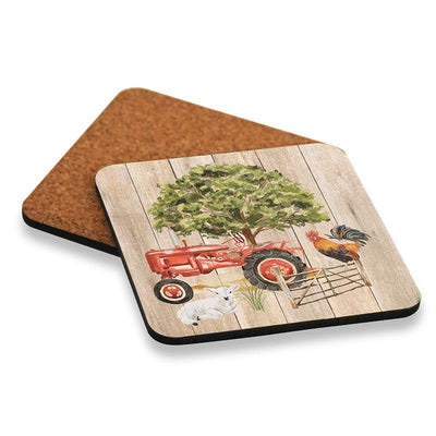 Malmar 10x10cm Farmyard Coaster 6 Pack