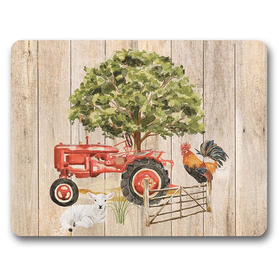 Malmar 22x29cm Set of 6 Cork Placemats with Farmyard Design