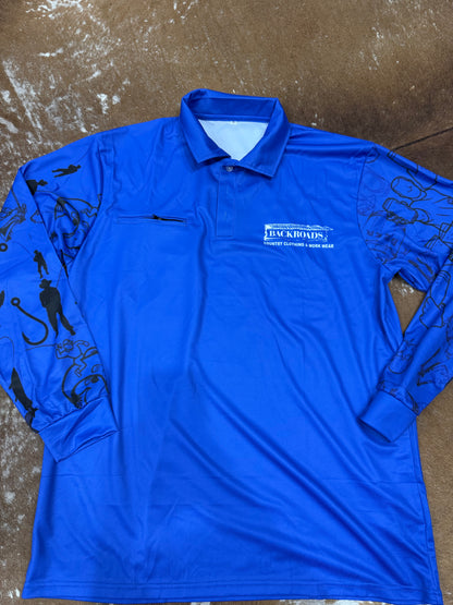 Backroads Fishing Shirt - Fishing/Beer