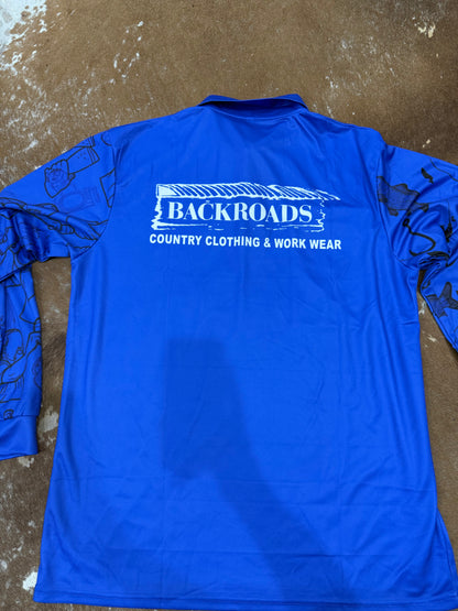 Backroads Fishing Shirt - Fishing/Beer