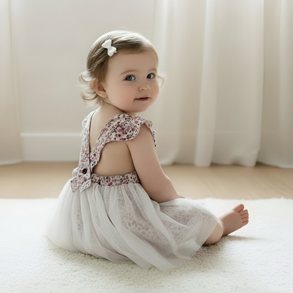 Love Henry Baby Girls Lottie Dress - Pink Petite Floral