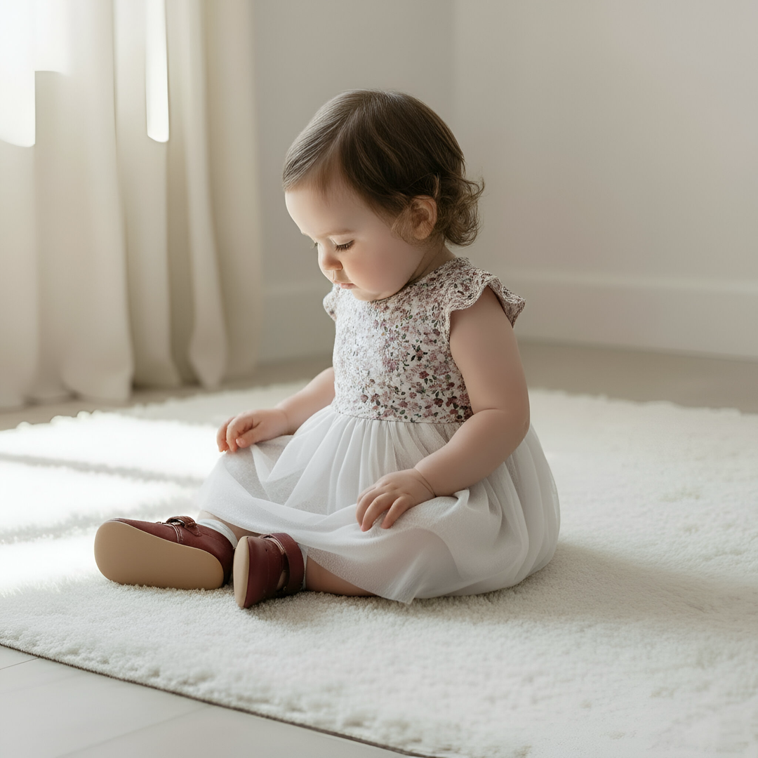 Love Henry Baby Girls Lottie Dress - Pink Petite Floral