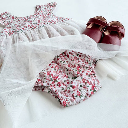 Love Henry Baby Girls Lottie Dress - Pink Petite Floral