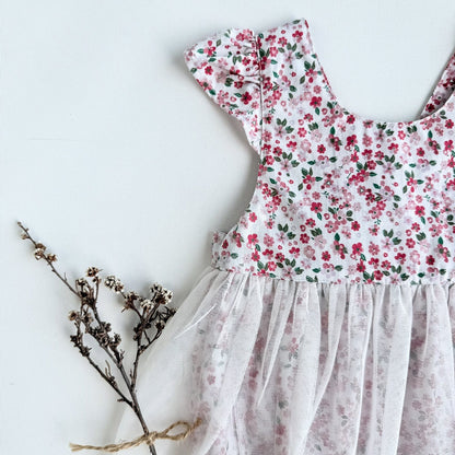 Love Henry Baby Girls Lottie Dress - Pink Petite Floral