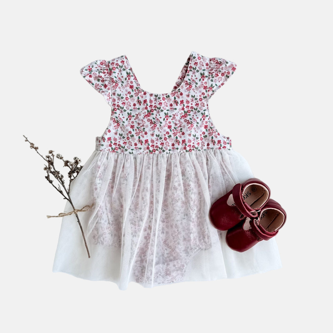Love Henry Baby Girls Lottie Dress - Pink Petite Floral