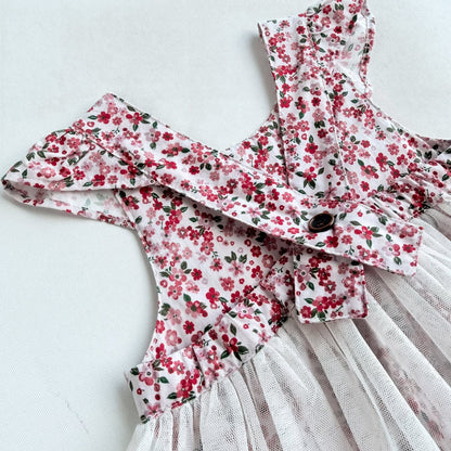 Love Henry Baby Girls Lottie Dress - Pink Petite Floral