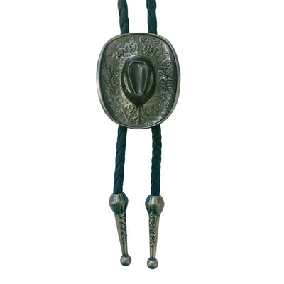 Tulmer Silver Hat Bolo Tie