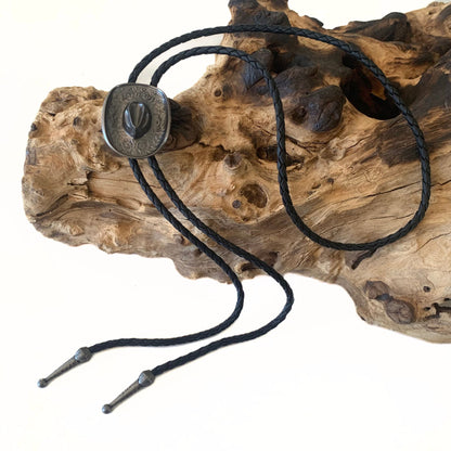 Tulmer Silver Hat Bolo Tie