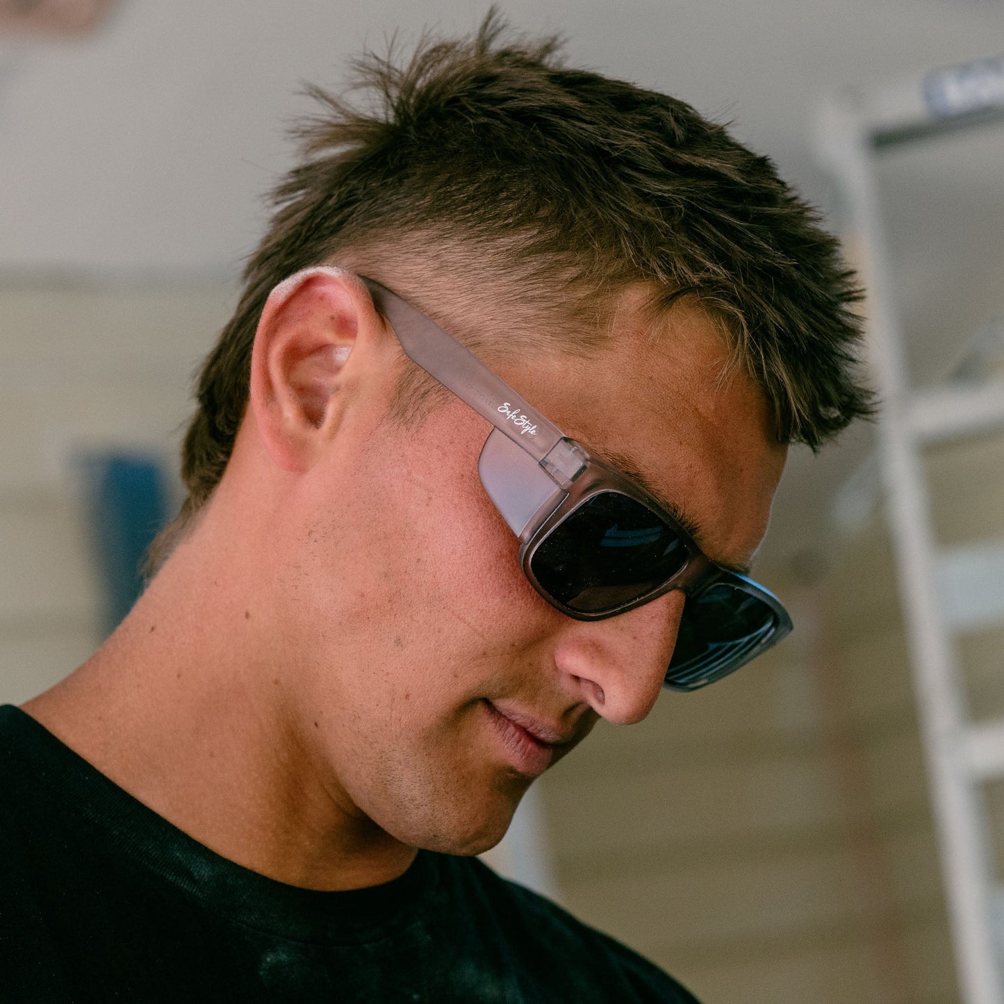 SafeStyle Fusions XL Matte Graphite Grey Polarised Lens