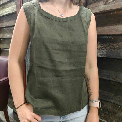 Pilbara Ladies Linen Singlet