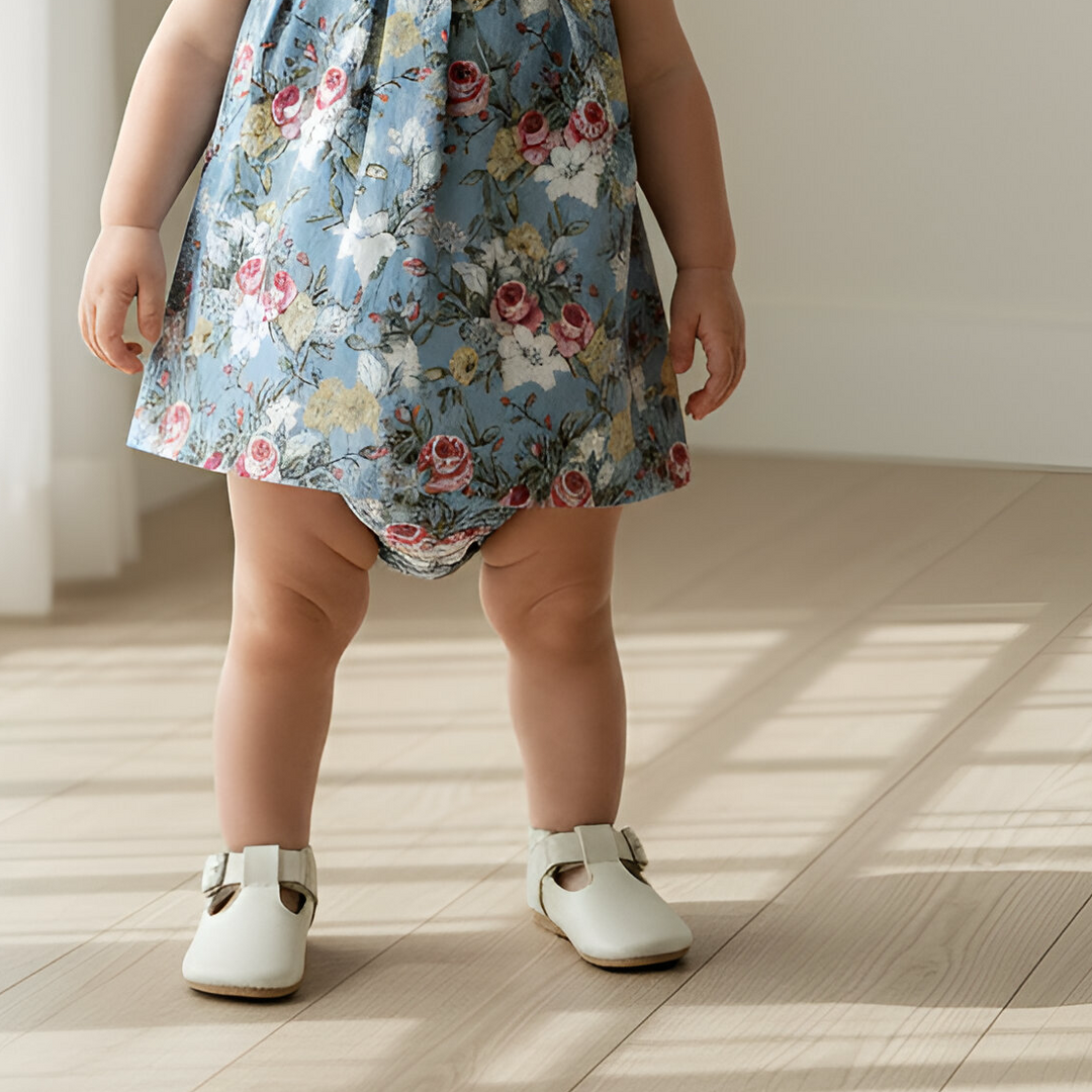 Love Henry Baby Girls Sofia Playsuit - Blue Blossom
