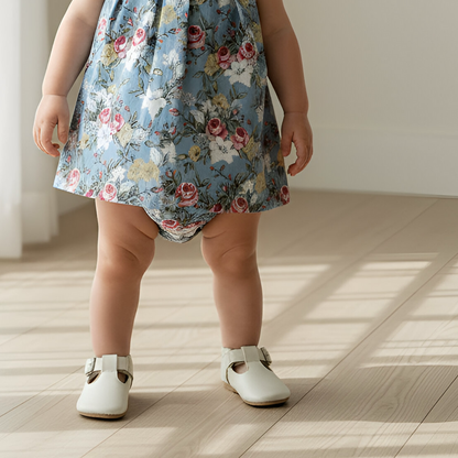 Love Henry Baby Girls Sofia Playsuit - Blue Blossom