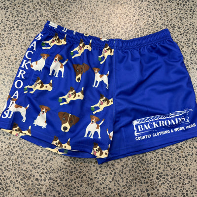 Backroads Footy Shorts - Jack Russell