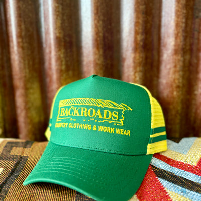 Backroads Cap - Green & Gold