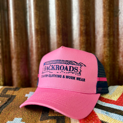 Backroads Cap - Pink & Navy