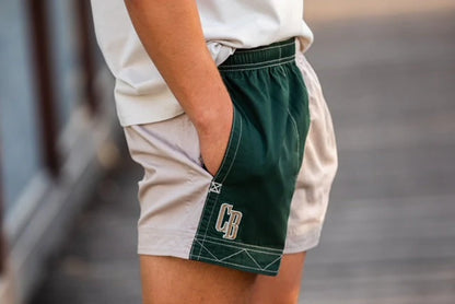 Crowbar Pauly Men's Burnin Hours Short - Heritage Green - Clay