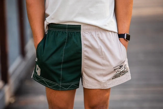 Crowbar Pauly Men's Burnin Hours Short - Heritage Green - Clay