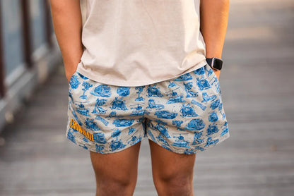 Crowbar Pauly - Mens Australian Cotton - Happy Days Beige | True Blue short