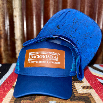 Backroads Cap -  Blue Beer