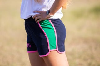 Mary G (Women's) Fave 2.0 Shorts (Navy | Green | Pink)