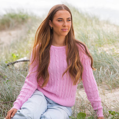 Mary G Cable Knit Sweater