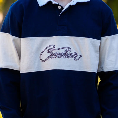 Crowbar Heritage Jersey Navy | Beige