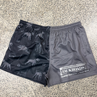 Backroads Kids Footy Shorts - Pigging