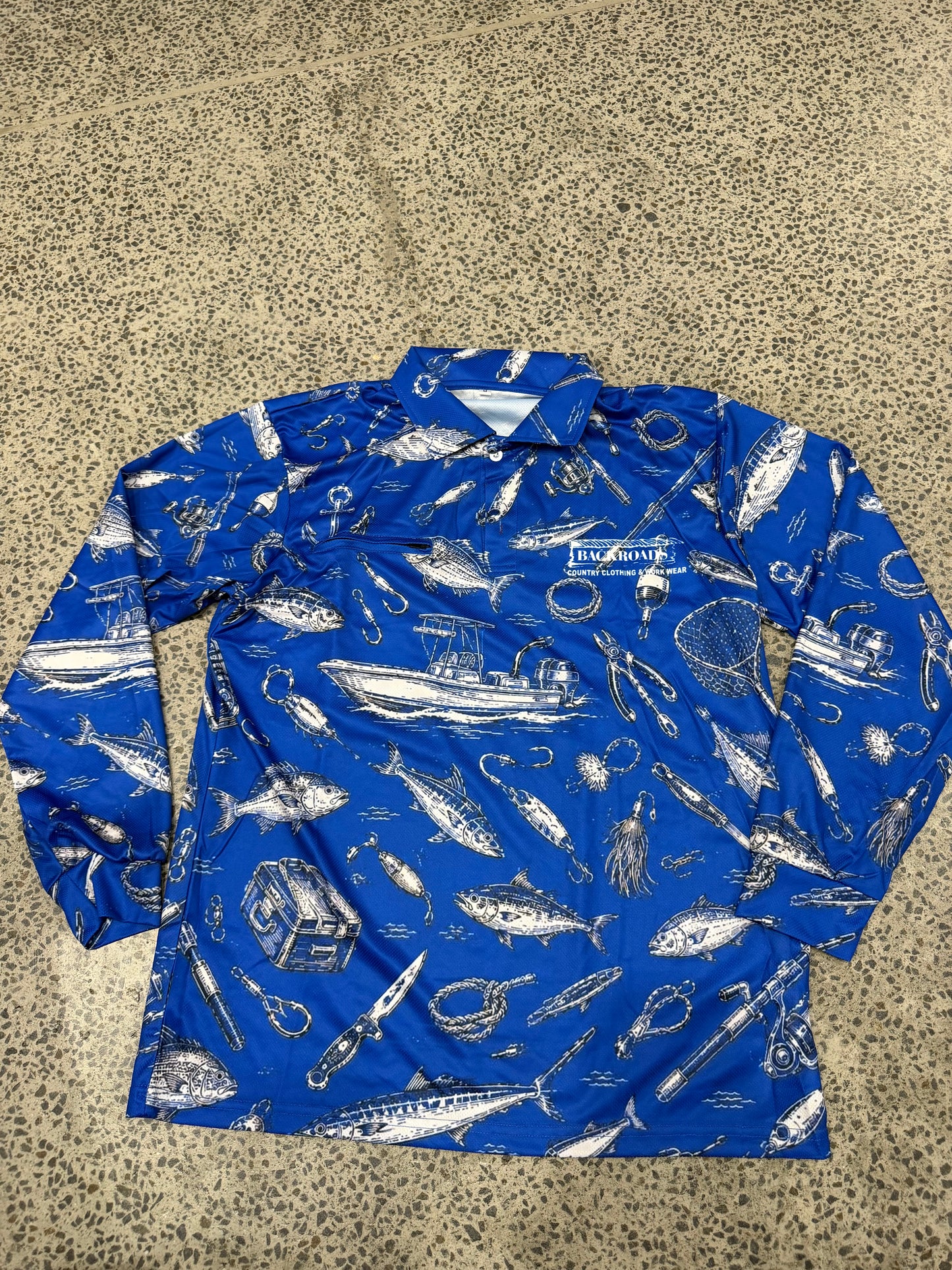 Backroads Fishing Shirt -  Fishing