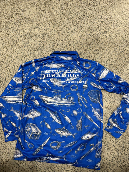 Backroads Fishing Shirt -  Fishing