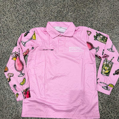 Backroads Fishing Shirt -  Pink Cocktails