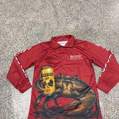 Backroads Fishing Shirt -  Crabbing Backroads Beer