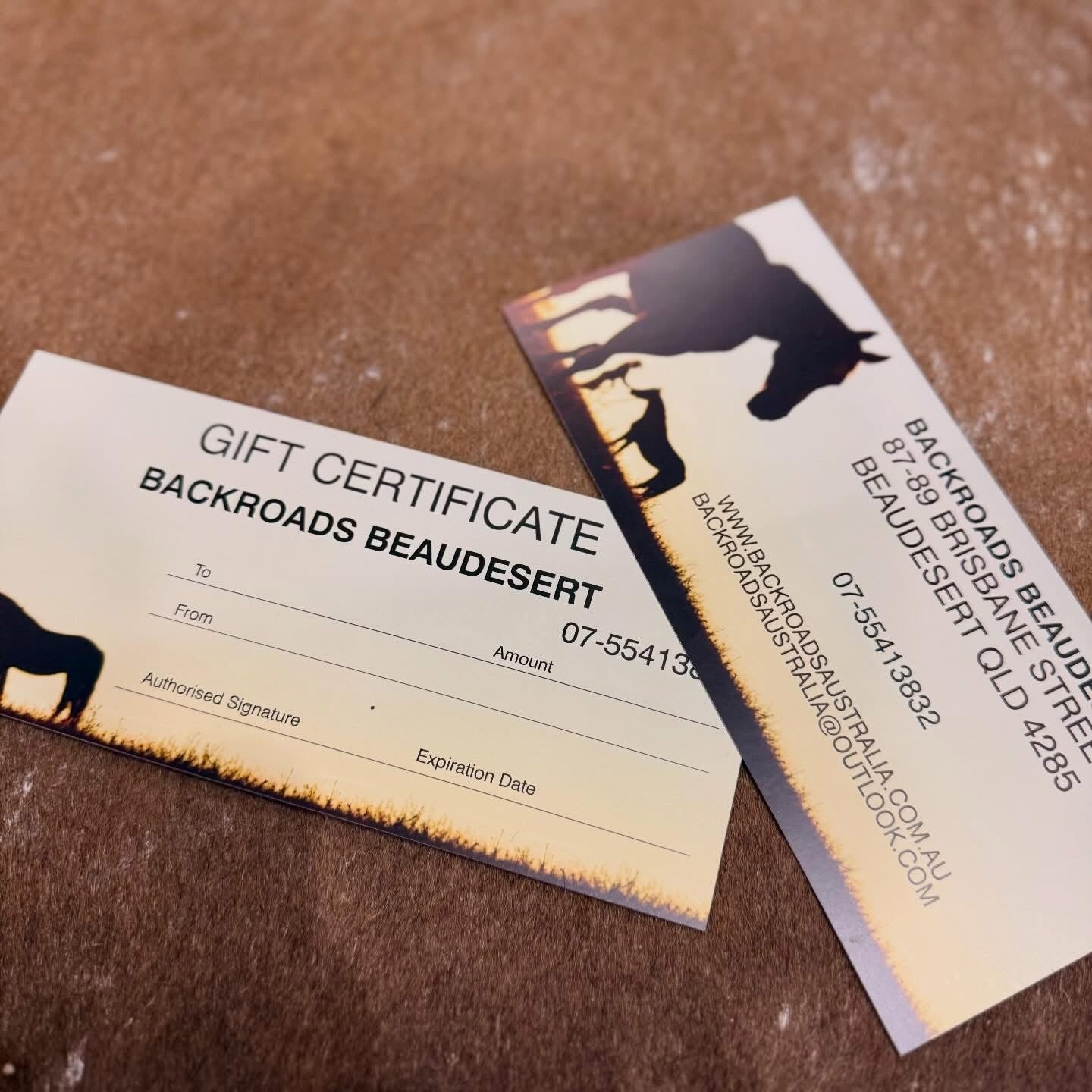 Backroads Gift card