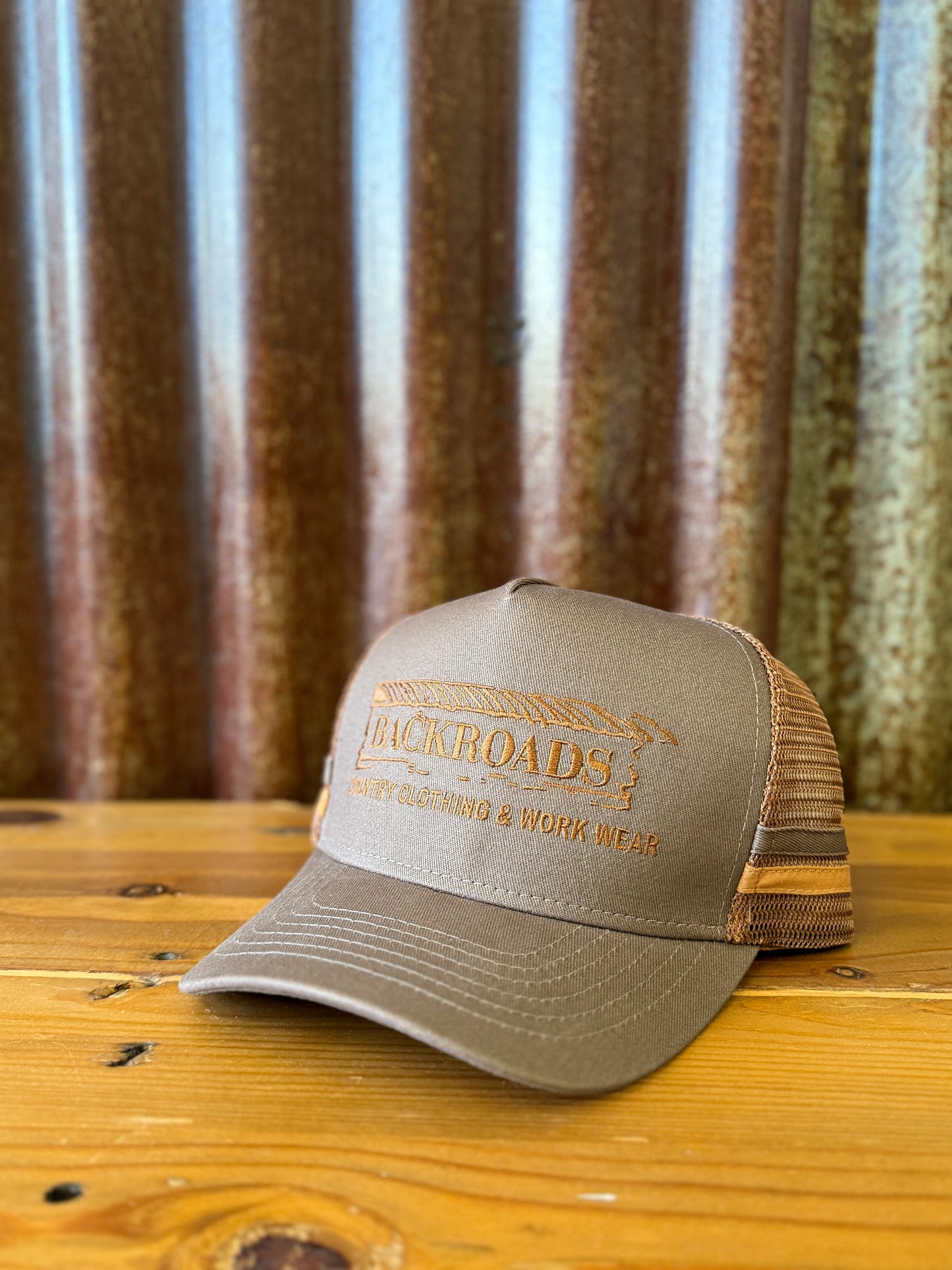 Backroads Cap - Light Tan Brown