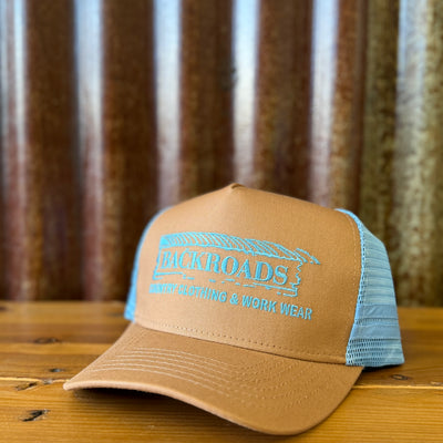 Backroads Cap - Tan Blue
