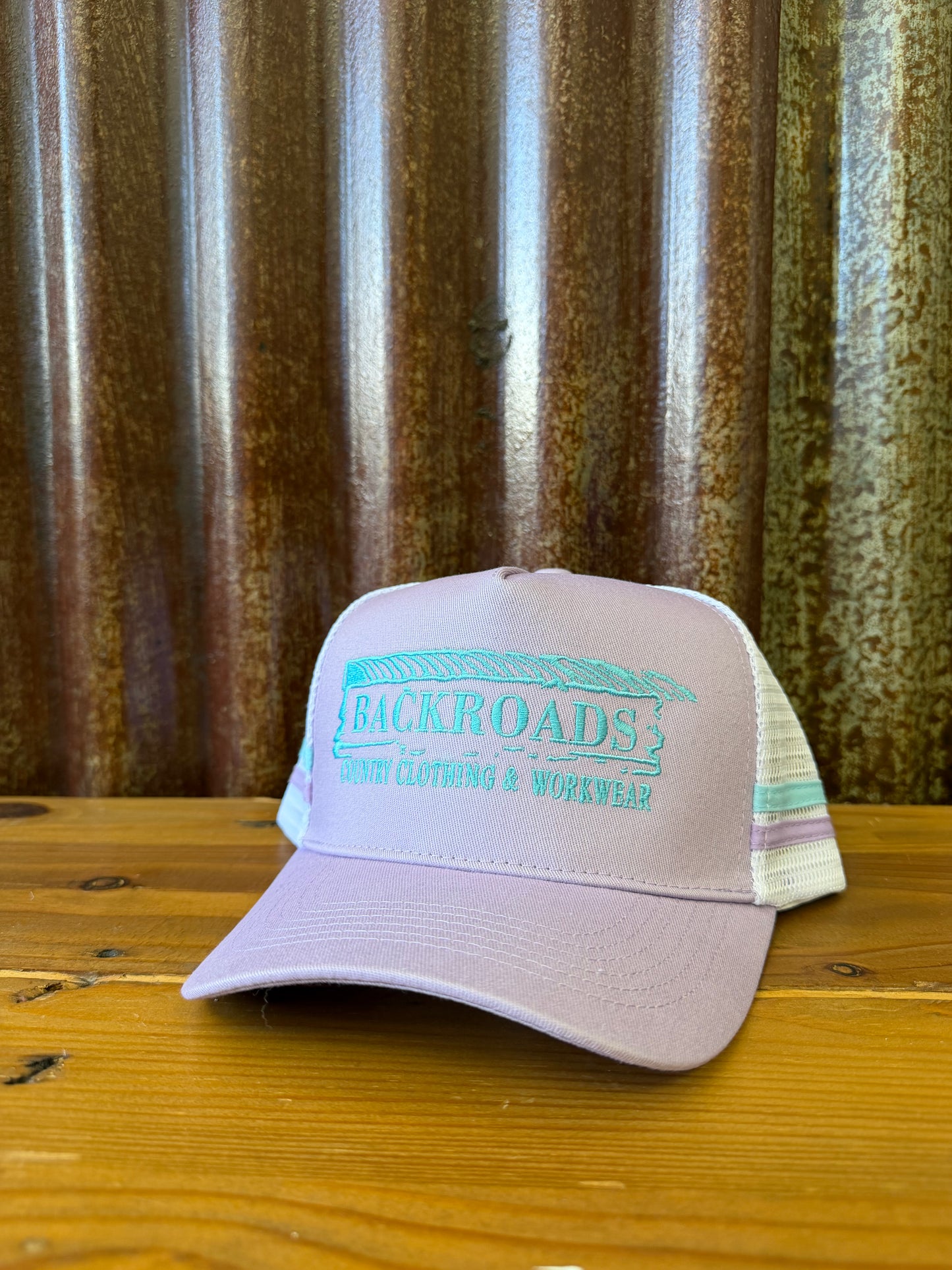 Backroads PONYTAIL Cap - Lilac White