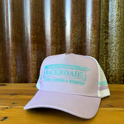 Backroads PONYTAIL Cap - Lilac White