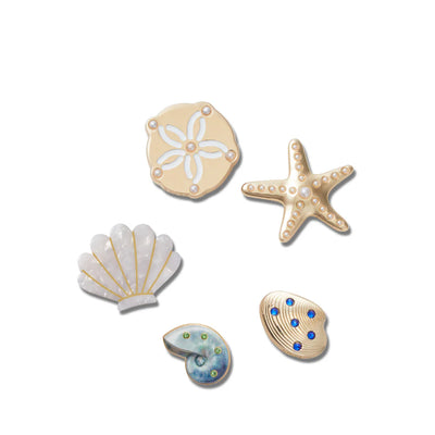 Croc Jibbitz - Gold Seashells