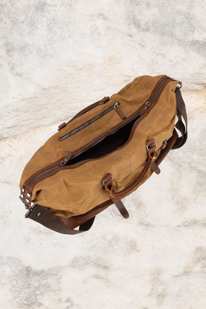 Burke & Wills Macquarie Duffle Bag - Camel