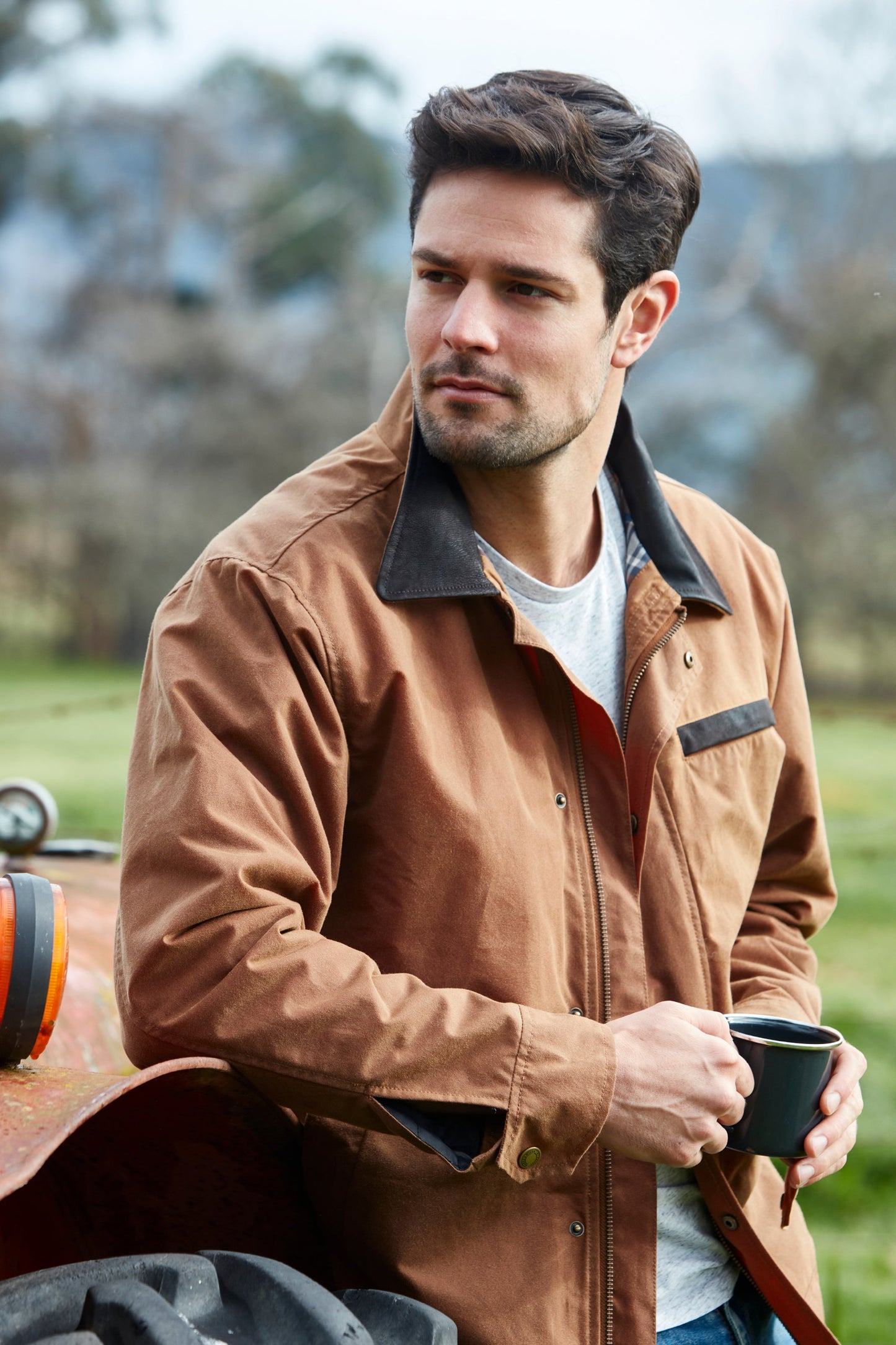 Burke & Wills Men's Swan Hill Bomber Jacket
