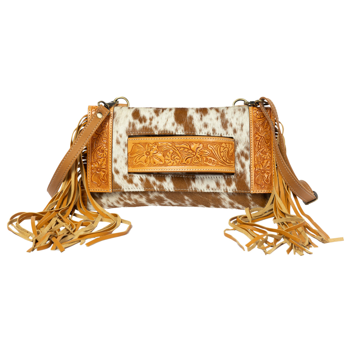 The Design Edge Cowhide Tooled Hand Clutch Bag – AB93 – Maraba