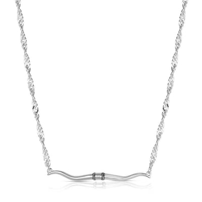 Montana Necklace - Western Silhouette Longhorn Bar