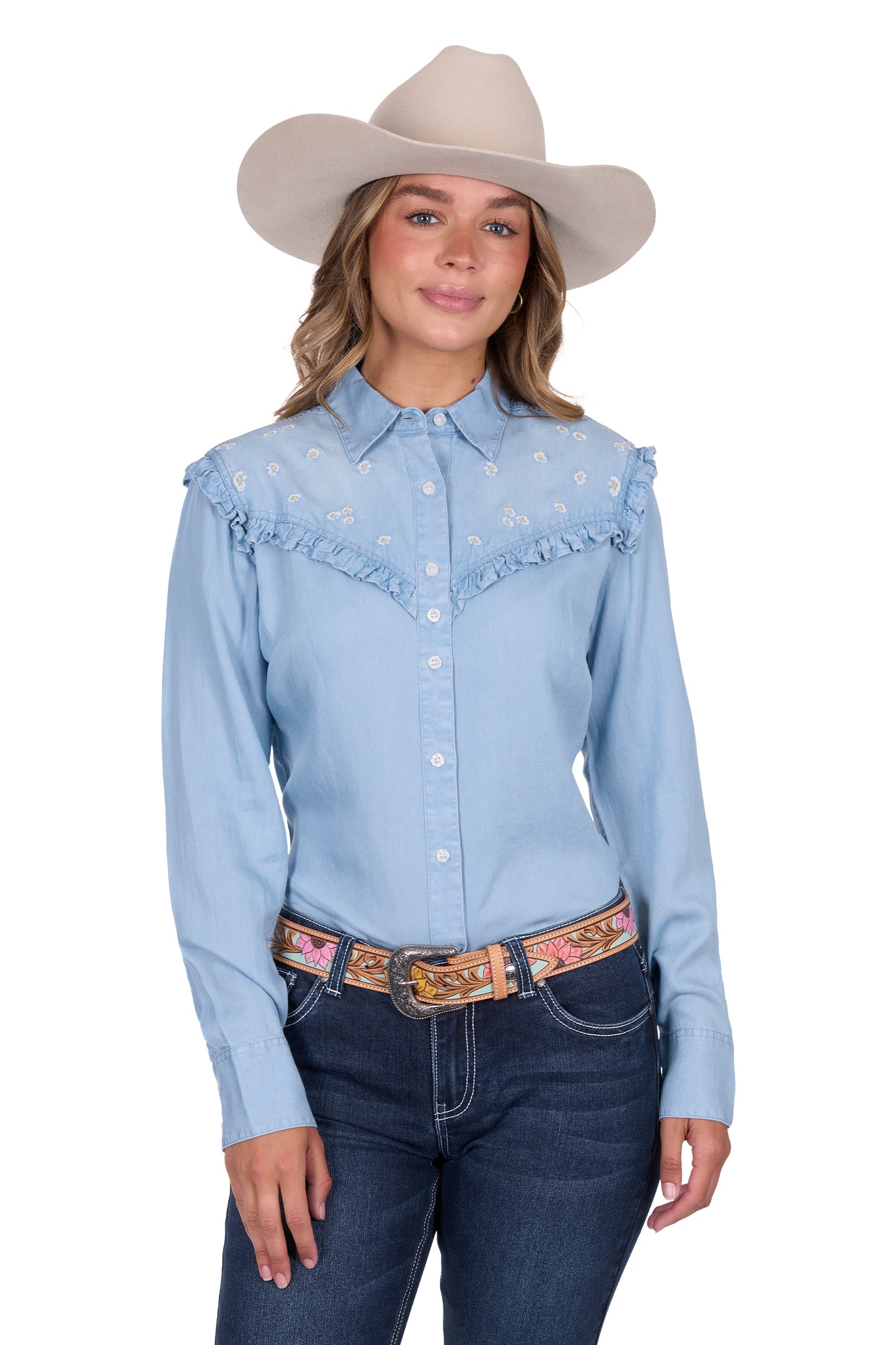 Pure Western Women’s Pheobe Long Sleeve Shirt