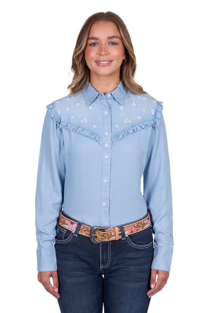 Pure Western Women’s Pheobe Long Sleeve Shirt